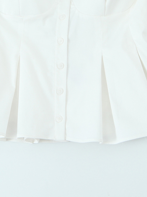 Fashionable spaghetti strap top-chiquechics