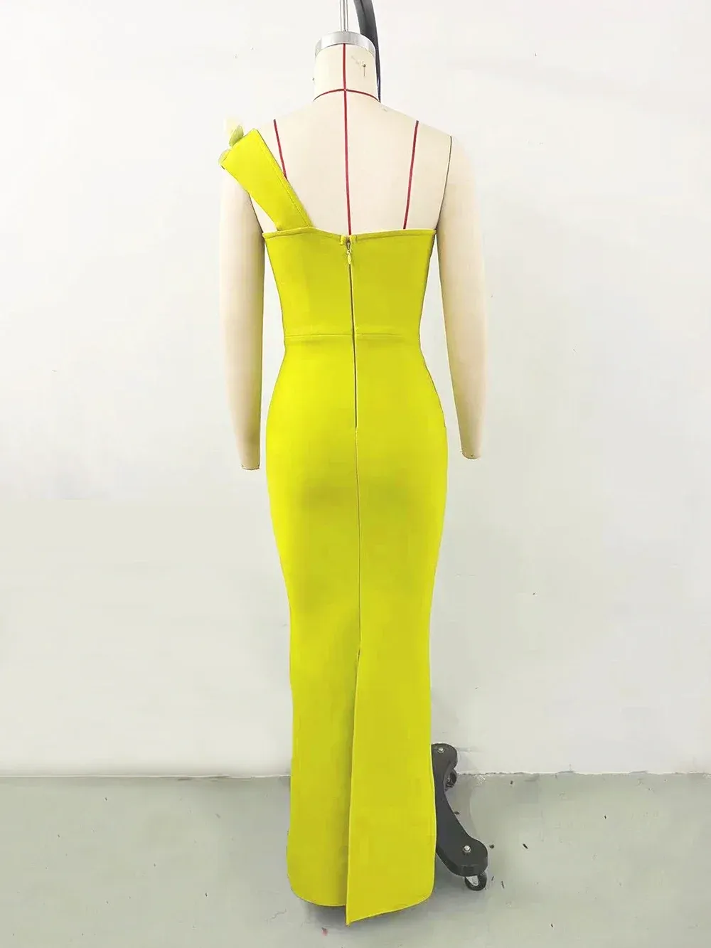  One Shoulder Bodycon Maxi Dress Banquet Gowns