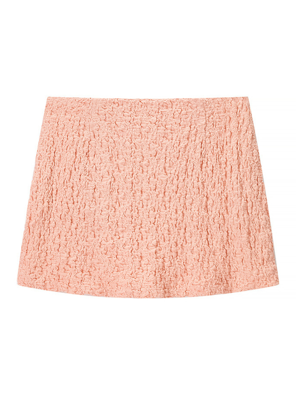Bandeau Herringbone Top Mini Skirt Set-chiquechics