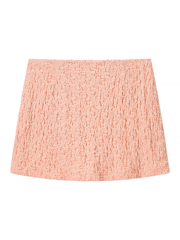 Bandeau Herringbone Top Mini Skirt Set-chiquechics