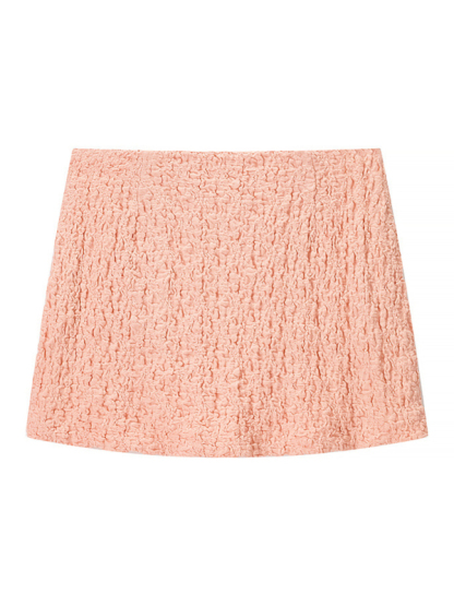 Bandeau Herringbone Top Mini Skirt Set-chiquechics
