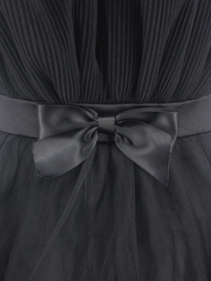 Tulle Bow Tulle Dress-chiquechics