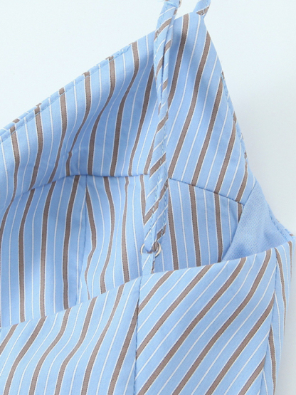 Fashionable spaghetti strap top-chiquechics