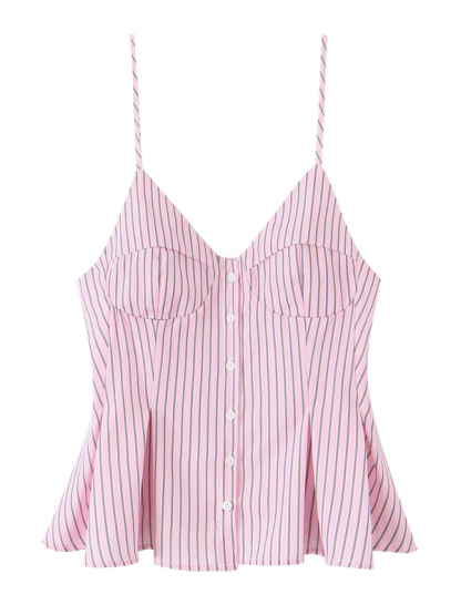 Fashionable spaghetti strap top-chiquechics