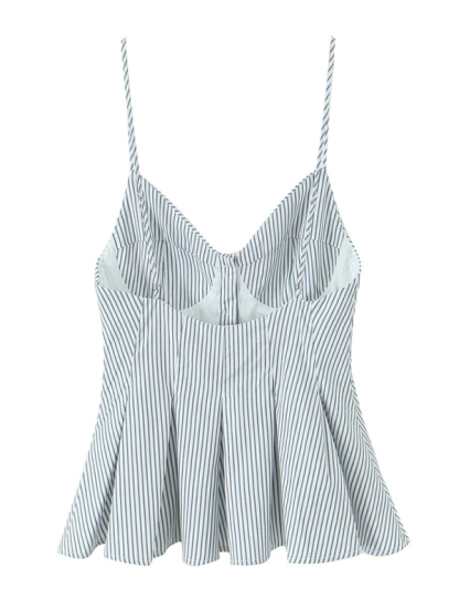 Fashionable spaghetti strap top-chiquechics