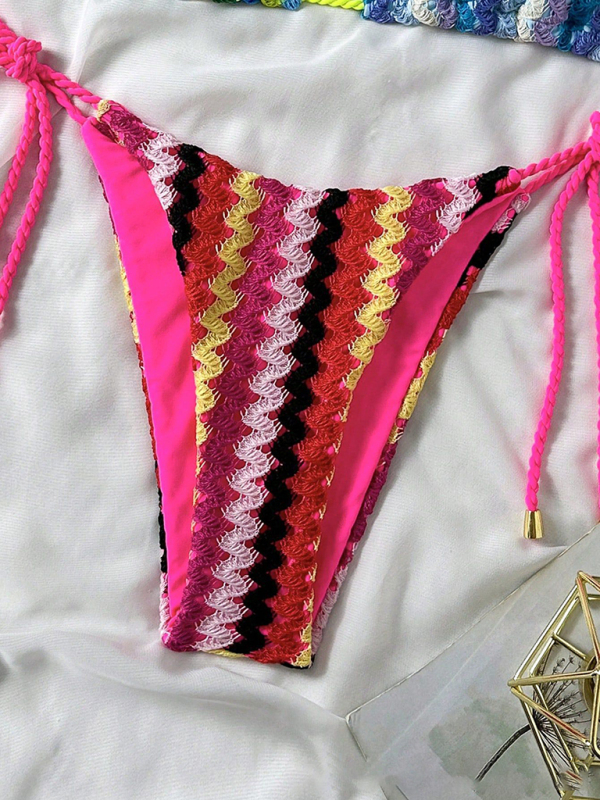 Sexy Knitted String Bikini-chiquechics