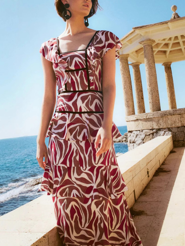 Ruffled halter back dress-chiquechics