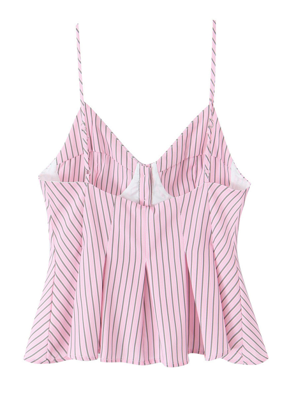 Fashionable spaghetti strap top-chiquechics