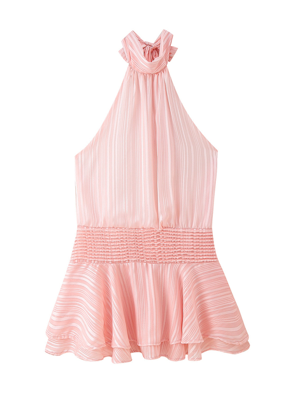 Fashion halterneck dress-chiquechics