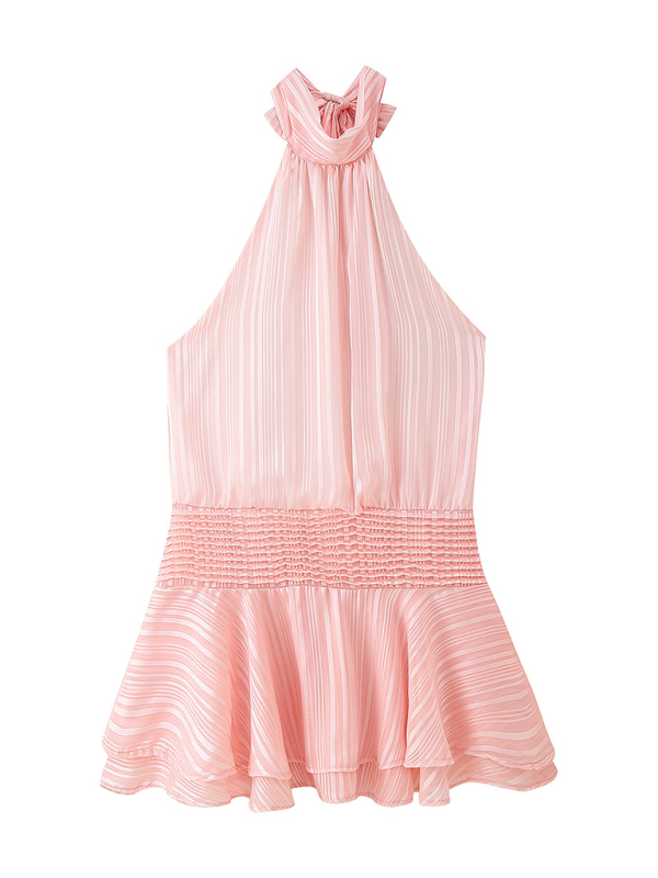 Fashion halterneck dress-chiquechics