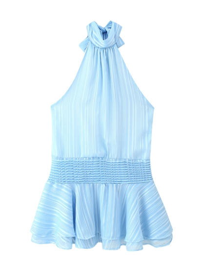 Fashion halterneck dress-chiquechics