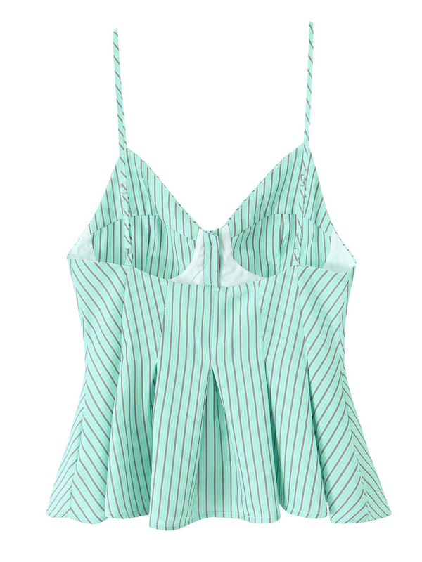Fashionable spaghetti strap top-chiquechics