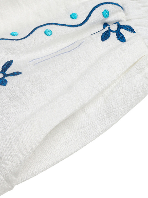 Casual Embroidered Cardigan Set Sleeveless Vest Shorts Two-piece Set-chiquechics