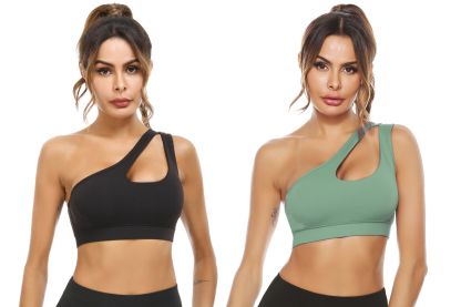 One-Shoulder Bra Beautiful Back Shockproof Running Sports