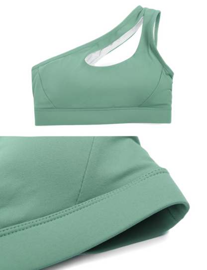 One-Shoulder Bra Beautiful Back Shockproof Running Sports