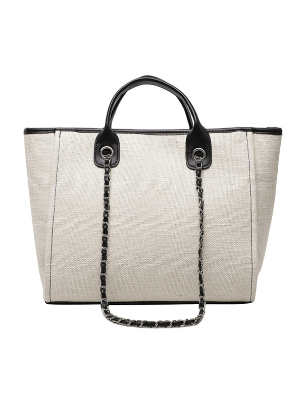 Bucket women's bag large capacity portable single shoulder diagonal chain tote bag-chiquechics