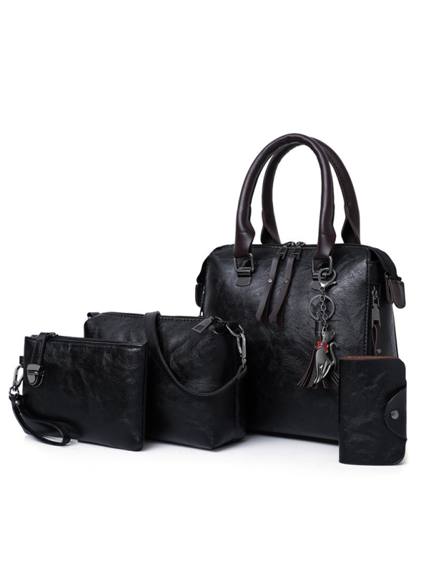 New Fashion Messenger Bag Four-Piece Set Retro Mother-in-Chief Handbag-chiquechics