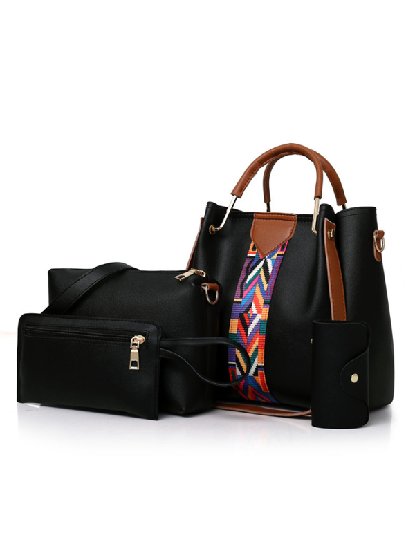 Four-piece mother-in-law bag portable shoulder messenger bag bucket bag-chiquechics