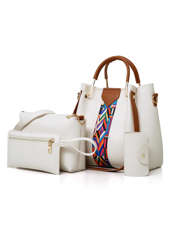 Four-piece mother-in-law bag portable shoulder messenger bag bucket bag-chiquechics