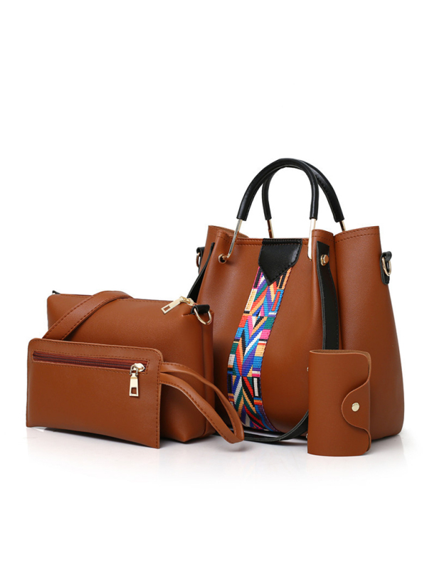 Four-piece mother-in-law bag portable shoulder messenger bag bucket bag-chiquechics