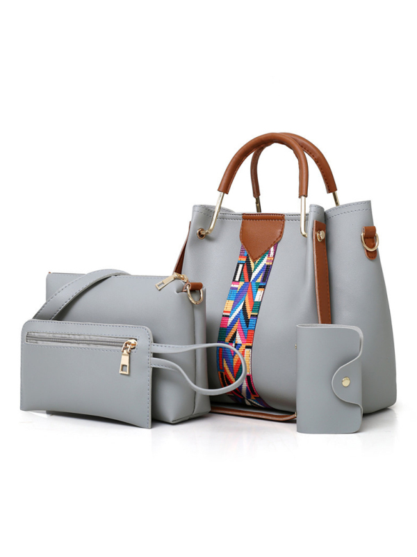 Four-piece mother-in-law bag portable shoulder messenger bag bucket bag-chiquechics