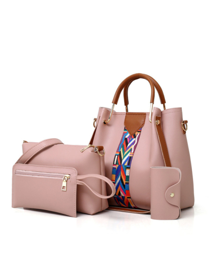 Four-piece mother-in-law bag portable shoulder messenger bag bucket bag-chiquechics