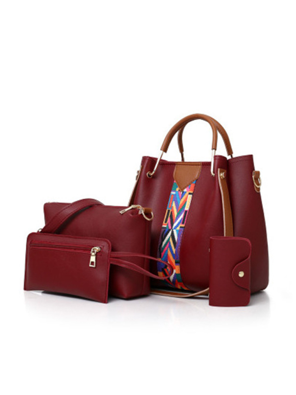 Four-piece mother-in-law bag portable shoulder messenger bag bucket bag-chiquechics