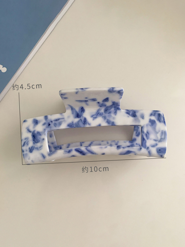 New vintage blue and white blue and white porcelain pattern hairpin-chiquechics