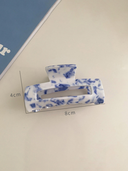 New vintage blue and white blue and white porcelain pattern hairpin-chiquechics