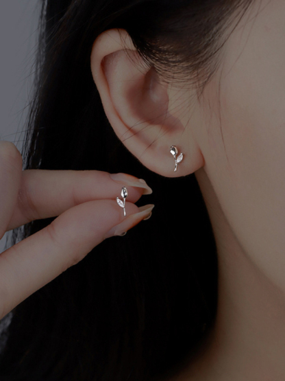New flower earrings, personalized and elegant tulip earrings-chiquechics