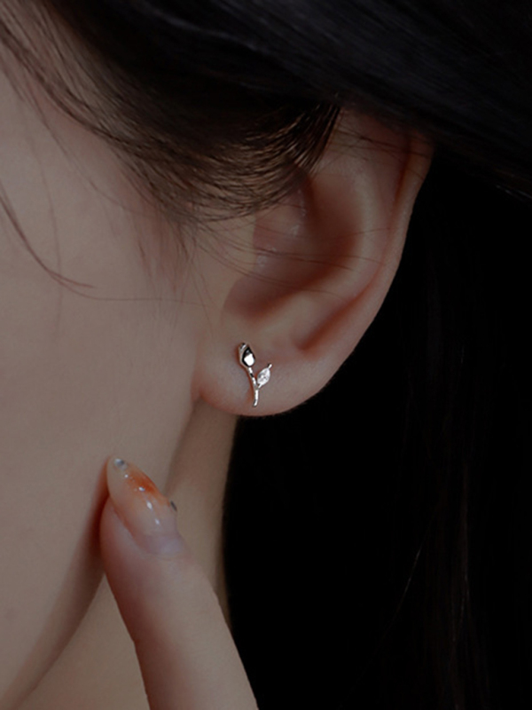 New flower earrings, personalized and elegant tulip earrings-chiquechics