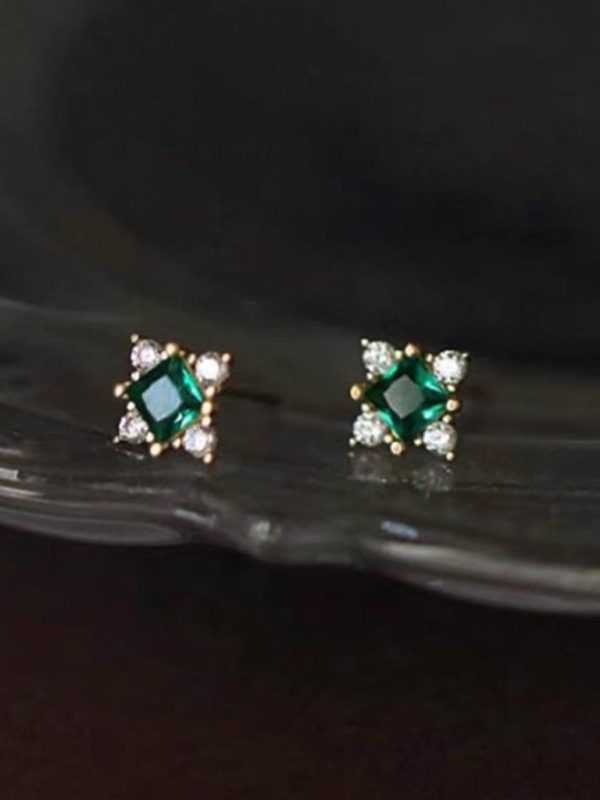 New small retro exquisite niche mini earrings-chiquechics