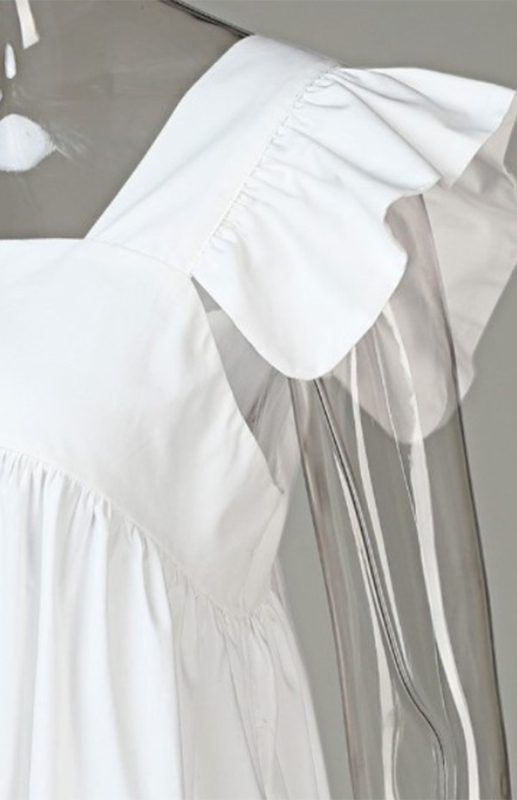 Casual Loose Solid Color Vest Skirt-chiquechics