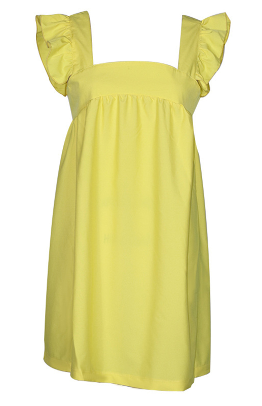 Casual Loose Solid Color Vest Skirt-chiquechics