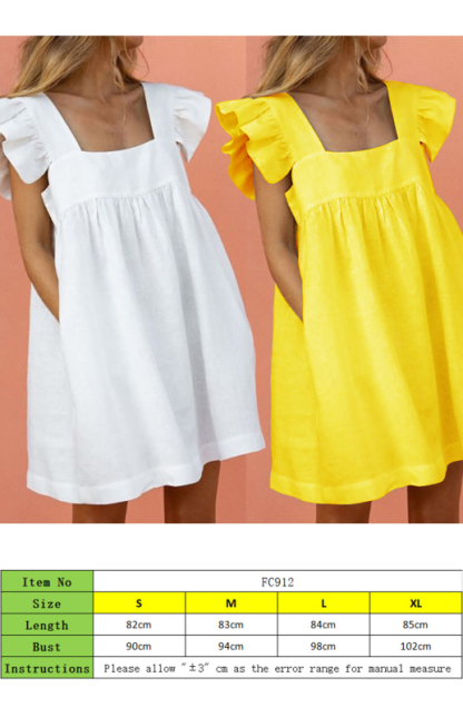Casual Loose Solid Color Vest Skirt-chiquechics
