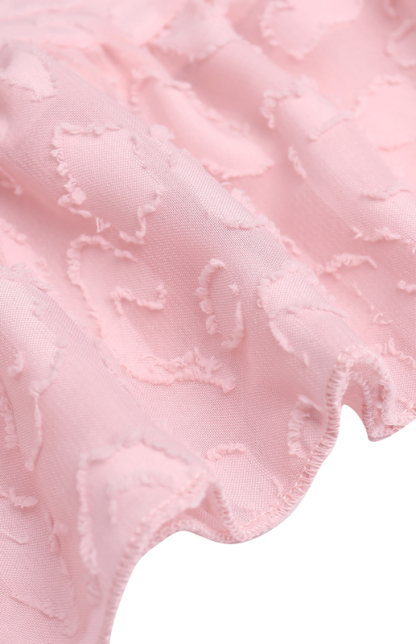 Ladies Spring Summer Fashion Chiffon Lace Jacquard Dress-chiquechics