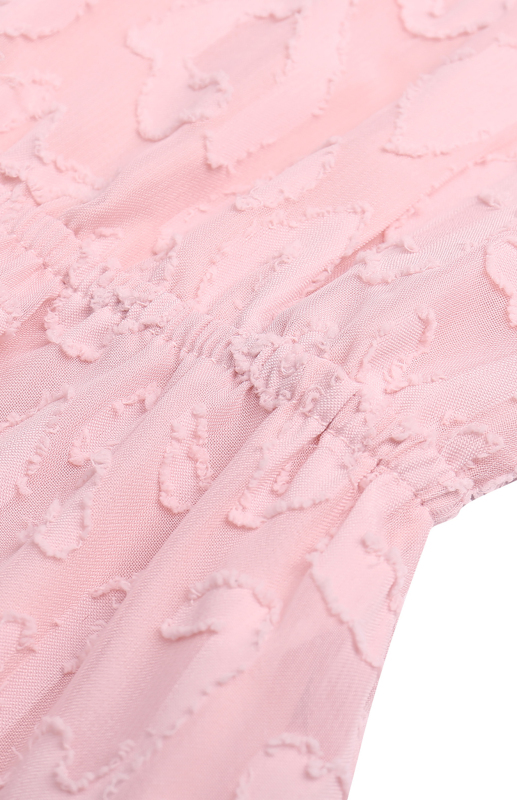 Ladies Spring Summer Fashion Chiffon Lace Jacquard Dress-chiquechics