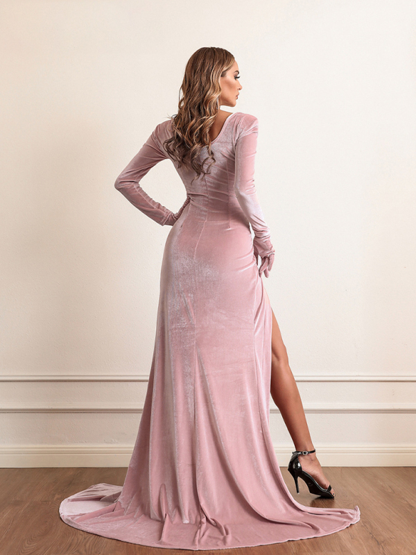 Woman'S Autumn And Winter New Temperament Slim Sexy High Waist Dress Dress-chiquechics