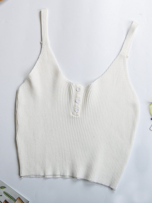 Cropped Sexy Crop Top Solid Color Camisole Babes-chiquechics