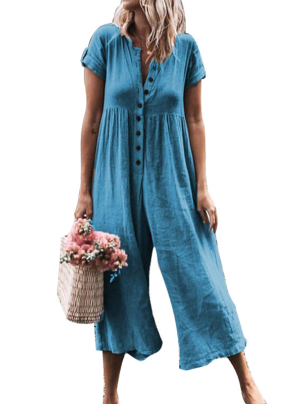 New casual and comfortable multi-color multi-friend wide-leg pants-chiquechics