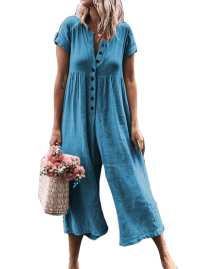 New casual and comfortable multi-color multi-friend wide-leg pants-chiquechics