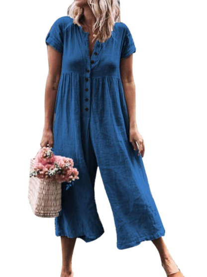 New casual and comfortable multi-color multi-friend wide-leg pants-chiquechics