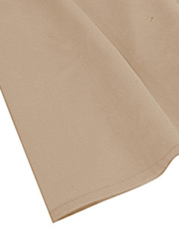 Elastic waist mid-length dress for casual vacation-chiquechics
