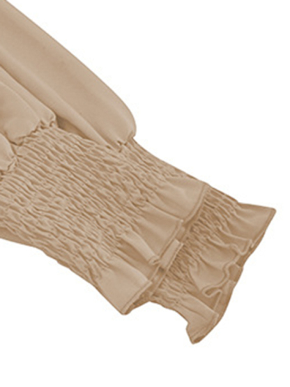Elastic waist mid-length dress for casual vacation-chiquechics