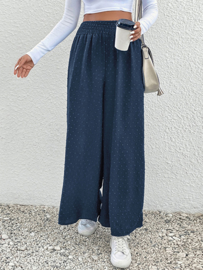 New Fashion Ladies Casual Wide Leg Pants-chiquechics