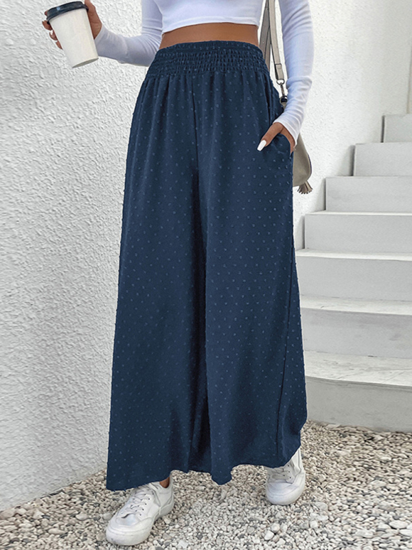 New Fashion Ladies Casual Wide Leg Pants-chiquechics