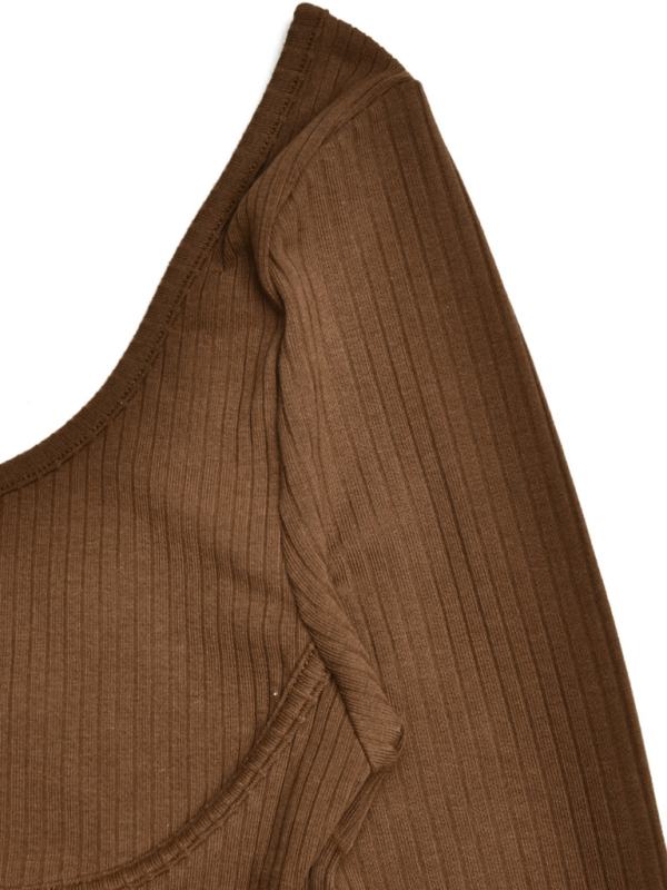 Leisure Sleeveless Self-Design Knit Bodysuit - Women's Polyester Romper-chiquechics