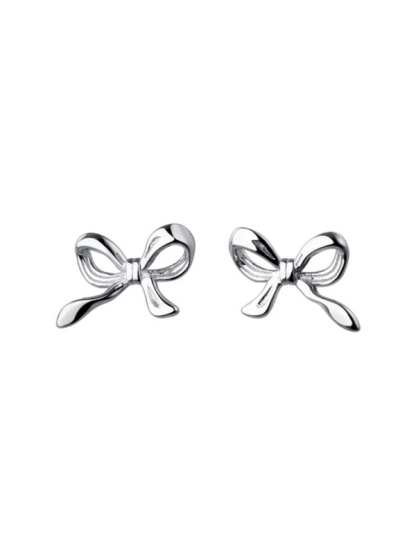 New retro bow earrings, elegant and high-end earrings, simple earrings for women-chiquechics