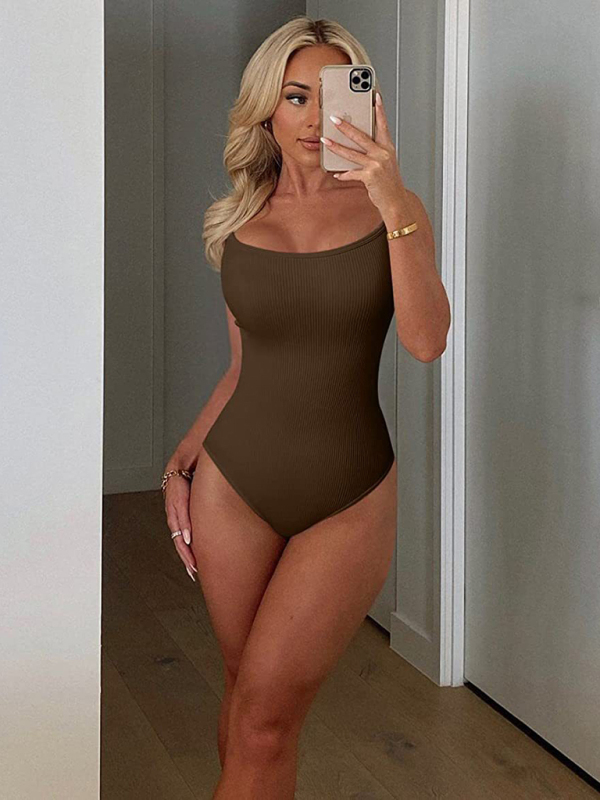 women's sexy Comfortable tank top bodysuit-chiquechics