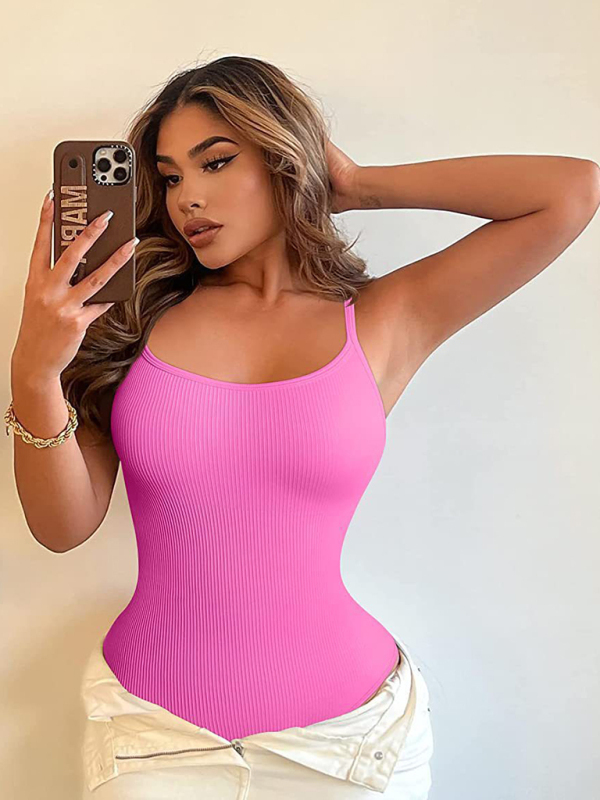 women's sexy Comfortable tank top bodysuit-chiquechics